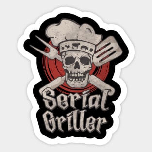 BBQ Serial Griller Picnic Graphic Sticker